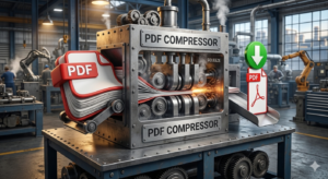 PDF icon with a download