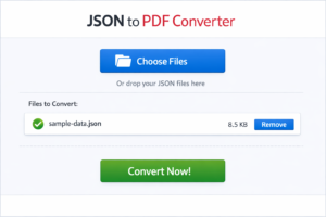 JSON to PDF converter